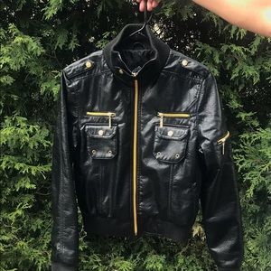 Soho babe faux leather jacket-size L